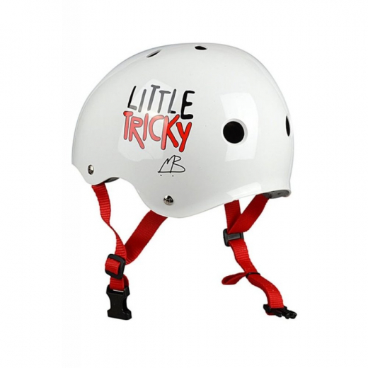 Triple 8 Little Tricky V2 white Gloss XXS/XS Kids Helm