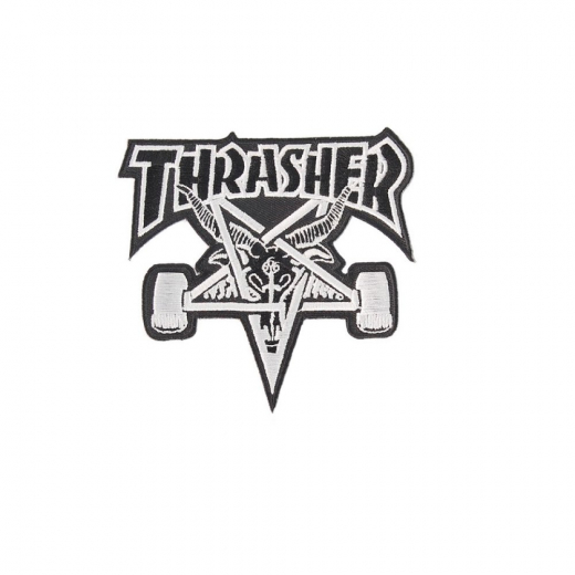 Thrasher Skategoat black/silver Patch