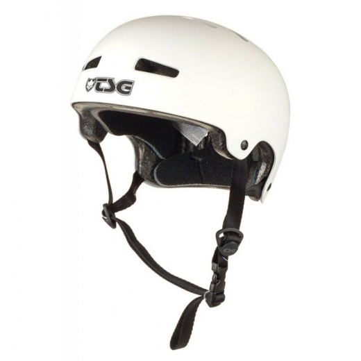 TSG Evolution satin white XXS/XS Kids Helmet