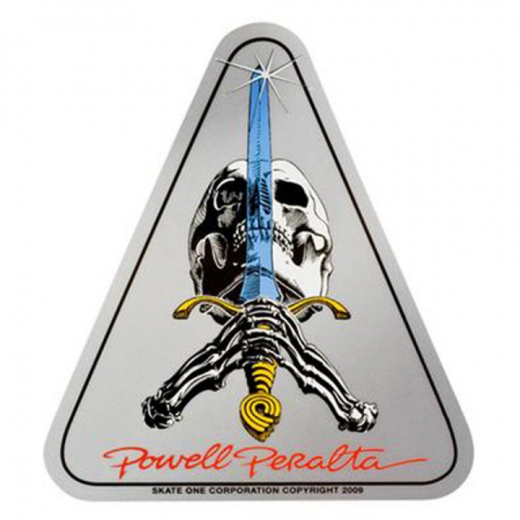 Powell Peralta Skull & Sword Sticker