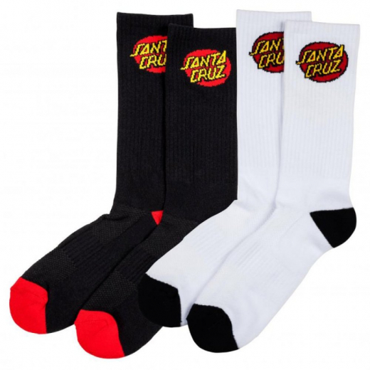 Santa Cruz Classic Dot 2er Pack Socken