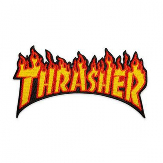 Thrasher Flame Aufnäher