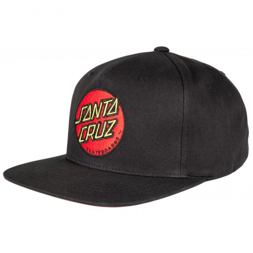 Santa Cruz Classic Dot black Snap back Cap