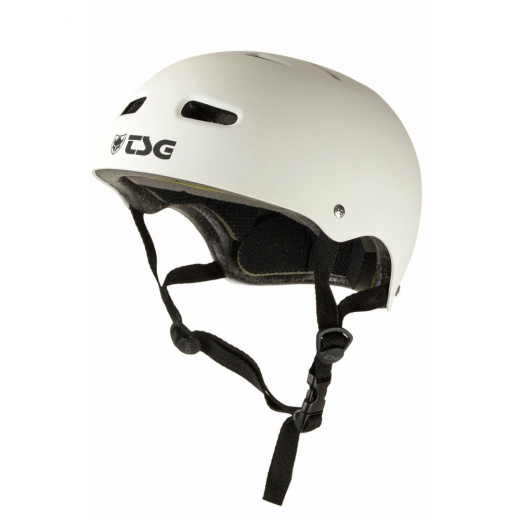 TSG Evolution satin white Helmet