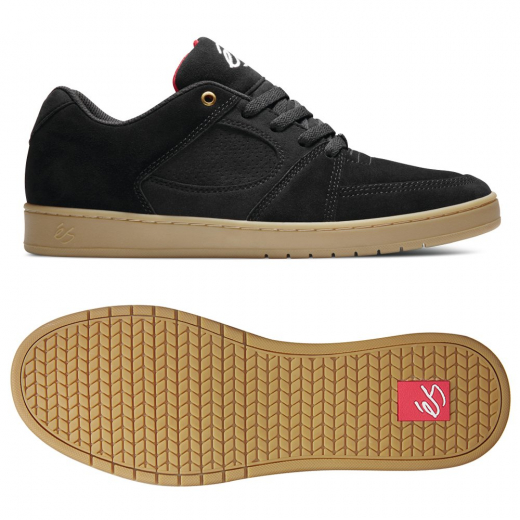 Es Accel Slim black/gum Shoes