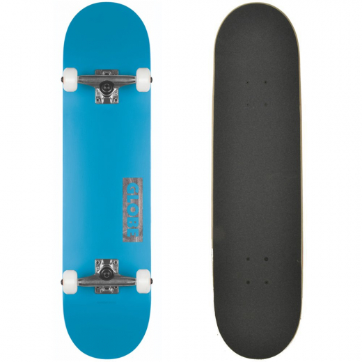 Globe Goodstock 8.375 neon blue Skateboard Completo