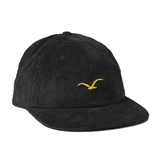 Cleptomanicx Cord Möwe black Snap Back Cap