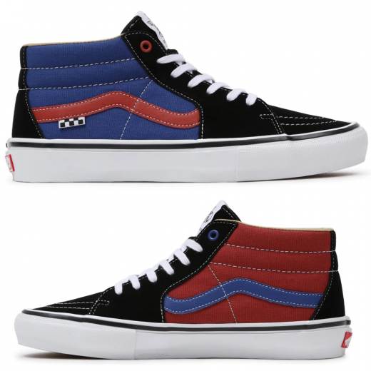 Vans SK8-Mid Grosso Skate university red/blue Shoes