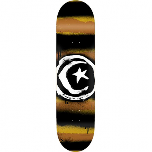 Foundation Star & Moon Distressed mustard 8.25 Deck