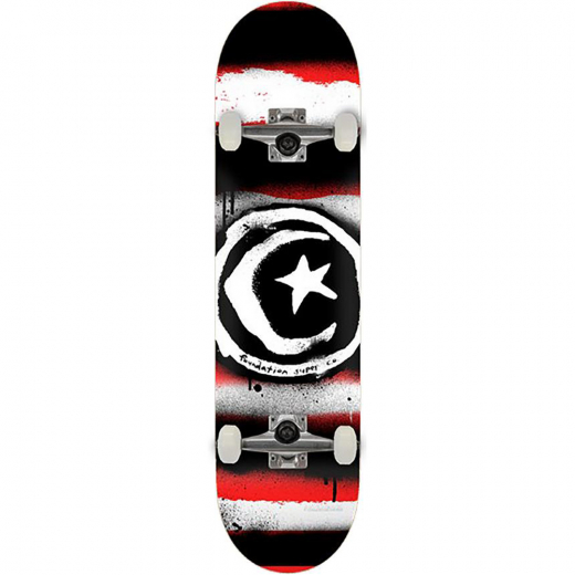 Foundation Star & Moon red Distressed 8 Complete Board