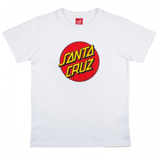 Santa Cruz Classic Dot white Kids T-Shirt