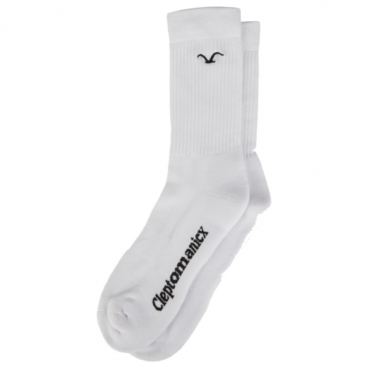 Cleptomanicx Ligull white Socken