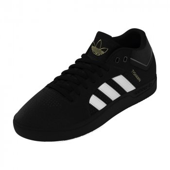 Adidas Tyshawn black/white/gold Schuhe