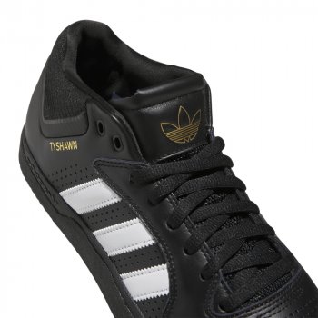 Adidas Tyshawn black/white/gold Schuhe