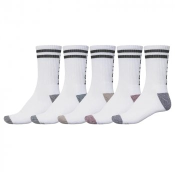 Globe Carter white Pack of 5 Socks