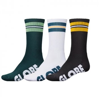 Globe Off Course Crew Pack of 3 Socks