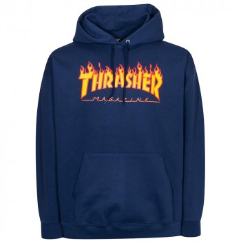 Thrasher Flame navy Hooded