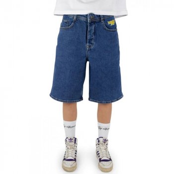 Homeboy Monster Baggy washed blue Short