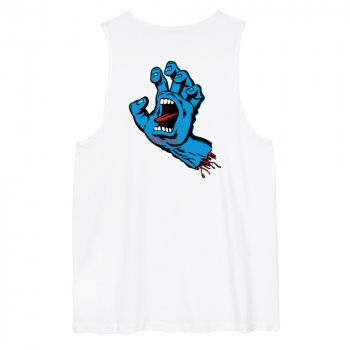 Santa Cruz Screaming Hand white Tank Top