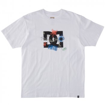 DC Scribble white Camiseta
