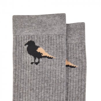 Cleptomanicx Gull heather grey/blue 2er Pack Socken