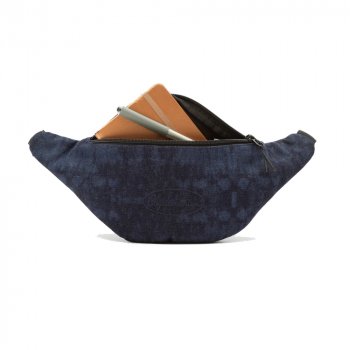 Cleptomanicx Faded Dreams dark navy Hip Bag