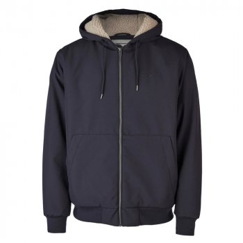 Cleptomanicx Workist blue graphite Jacke