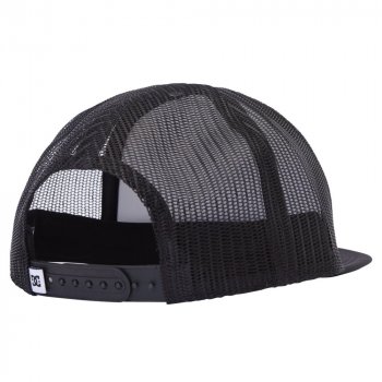 DC Gas Station black/white Trucker Cap