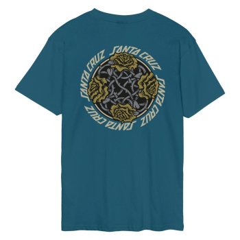 Santa Cruz Dressen Roses dark teal Camiseta