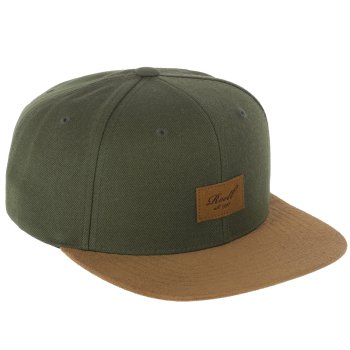 Reell Suede dark olive 6 Panel Cap