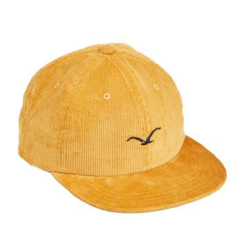 Cleptomanicx Cord Möwe golden yellow Snap Back Cap