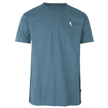 Cleptomanicx Embro Gull blue mirage T-Shirt
