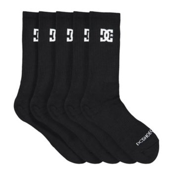DC SPP Crew black 5 Pares de Calcetines