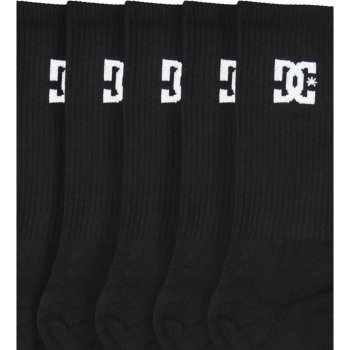 DC SPP Crew black 5 Pares de Calcetines