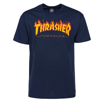 Thrasher Flame navy T-Shirt