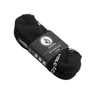 Volcom Stones NSHW black Pack of 3 Ankle Socks