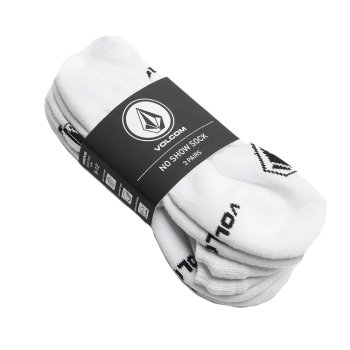 Volcom Stones NSHW white 3er Pack Knöchel Socken