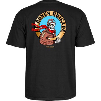 Powell Peralta Bones Brigade Ripper Pilot black Camiseta