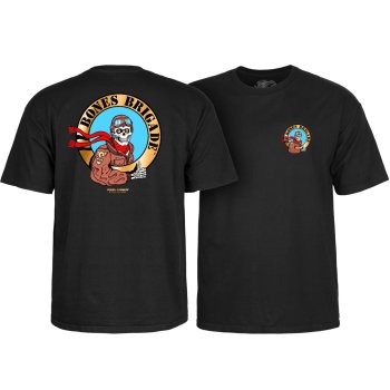 Powell Peralta Bones Brigade Ripper Pilot black Camiseta