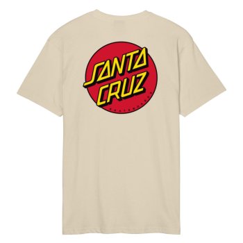 Santa Cruz Classic Dot Chest blond wood T-Shirt