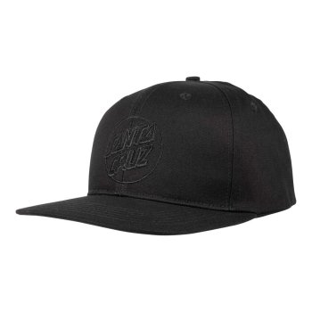 Santa Cruz Tonal Dot black Snap back Cap