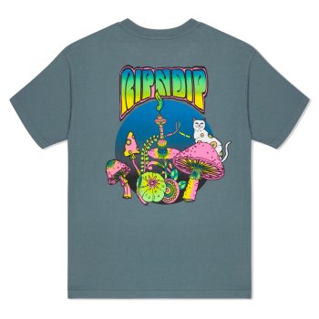 Rip N Dip Psychedelic light charcoal T-Shirt