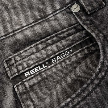 Reell Giant Baggy black/grey wash Hose