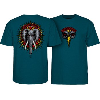 Powell Peralta Vallely Elephant midnight teal T-Shirt
