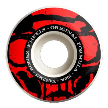 Bones 100s OG Mummy Skulls V4 Wide white/red 52mm Rollen