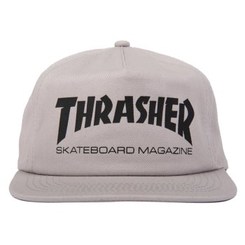 Thrasher Mag Logo grey/black Snap Back Gorra