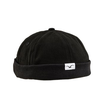 Cleptomanicx Brimless black Cap