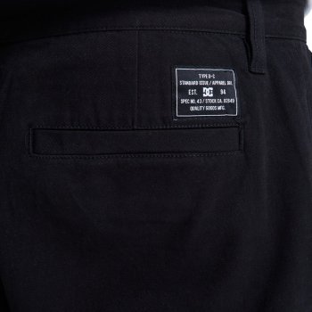 DC Worker Relaxed black Chino Hose
