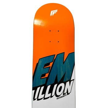Emillion Fibertech Logo orange 8.25 Deck