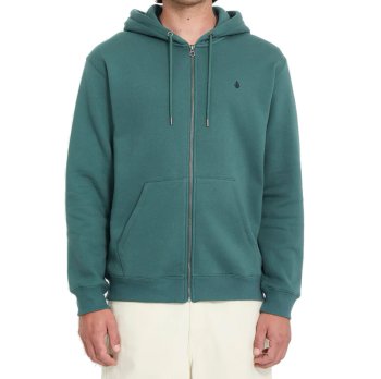 Volcom Single Stone riffle green Hooded Zipper